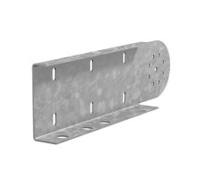 Вертикальный шарнирный соединитель для лестничного лотка ЛКР высотой 85 мм, толщ. 2,5 мм, Сендзимир цинк, 040382  ВШСЛКР-85-2,5-СЦ   Ostec