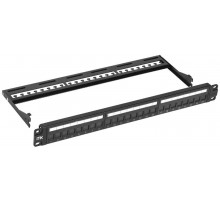 ITK 1U Патч-панель укомплкт. кат.6 UTP 24 порт. с инд.  PP24-1UMU-C06-L  ITK