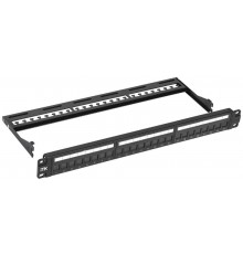 ITK 1U Патч-панель укомплкт. кат.6 UTP 24 порт. с инд.  PP24-1UMU-C06-L  ITK