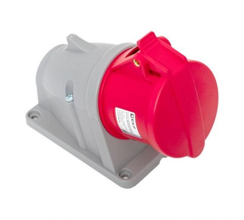 Розетка стационарная наружная 124 3Р+РЕ 32А 380В IP44 EKF PROXIMA  ps-124-32-380-PRO  EKF
