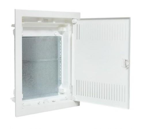 Встраиваемый слаботочный щит "Nova" 2 габарит с металлической перфорированной дверью IP41  nv-mb-pmd-2  EKF