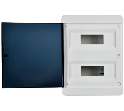 Корпус пластиковый встраиваемый на 24 модуля ЩРВ-П-24 IP41 черная прозрачная дверь TEKFOR  TF5-KP12-V-24-41-K01-K03 TEKFOR  IEK