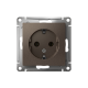 AtlasDesign Мокко Розетка с заземлением, 16А, механизм  ATN000643  SE