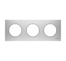Рамка 3-постовая, серия SKY Moon, цвет нержавеющая сталь2CLA867300A4001 ABB