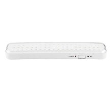 Светильник аварийного освещения аккумуляторный EL121 60LED AC/DC Li-ION батарея, белый, с наклейкой "Выход", 330*73*30 мм  12671  FERON