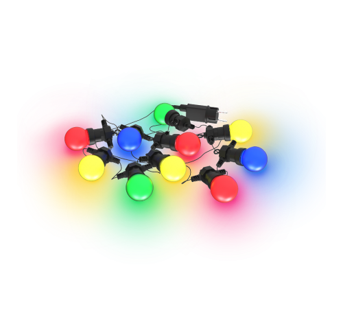 Гирлянда светодиодная "Белт Лайт" серия Holiday, 10 ламп, 7,7 м, IP44, мультицвет, 1/6  HL060  Gauss
