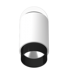 Светодиодный прожектор (тёплое диммирование) Plug & Light, чёрный+белый  PLS1WD05WWSW  Jung