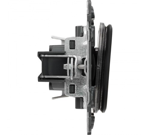 Valena ALLURE DIY Антрацит Выключатель 1-клавишный 10А 250В  752911  Legrand