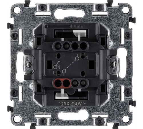 Valena ALLURE DIY Антрацит Выключатель 1-клавишный 10А 250В  752911  Legrand