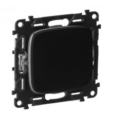 Valena ALLURE DIY Антрацит Выключатель 1-клавишный 10А 250В  752911  Legrand