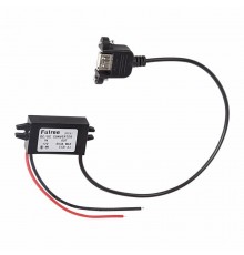 Адаптер DC 12 V-гнездо USB-A 5 V 3 A  16-0601  REXANT