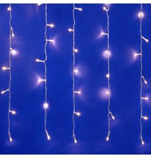 Занавес светодиодный  с контроллером  ULD-C1510-160/DTA WARM WHITE IP20 , 1,5х1м. 160 диодов. теплый белый свет. шнур прозр.  UL-00006422  Uniel