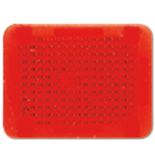 Окошко с символом для "KO-клавиш"; красное, без символа  33NR  Jung