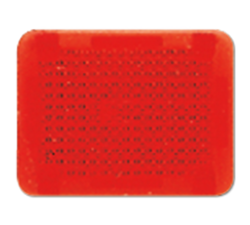 Окошко с символом для "KO-клавиш"; красное, без символа  33NR  Jung