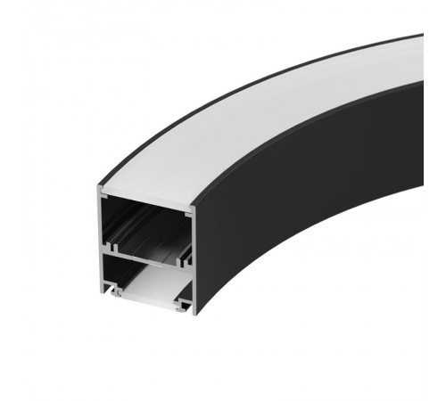 Профиль SL-ARC-5060-D1500-A90 BLACK (дуга 1 из 4) (arlight, Алюминий)  029270  Arlight