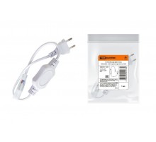 Сетевой шнур для неона SMD2835-220 В одностороннего,  SQ0331-1537  TDM