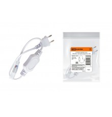 Сетевой шнур для неона SMD2835-220 В одностороннего,  SQ0331-1537  TDM