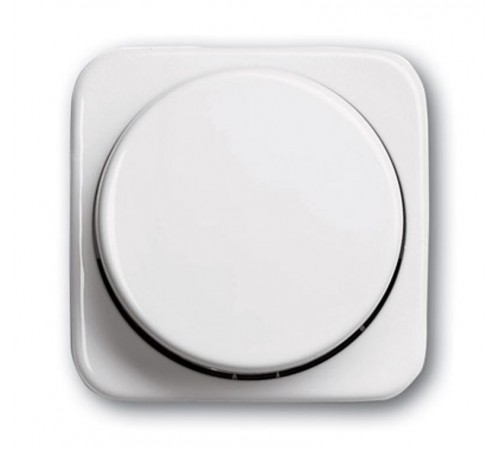 Плата центральная (накладка) с поворотной ручкой для мех. поворотного светорег., серия Reflex SI, цве альп. белый  6599-0-0237   2CKA006599A0237  A