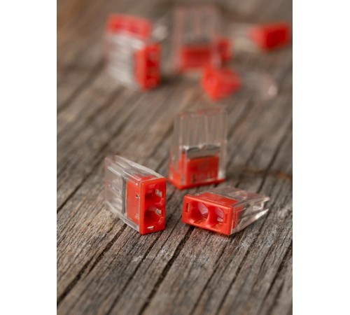 Строительно-монтажная клемма СМК 2273-242 (с пастой) 2 отверстия 0,5-2.5мм2 (100шт.) EKF PROxima  plc-smk-2273-242  EKF