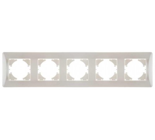 UGRA РАМКА 5-местная, цвет жемчуг  С1150-028  GUSI Electric