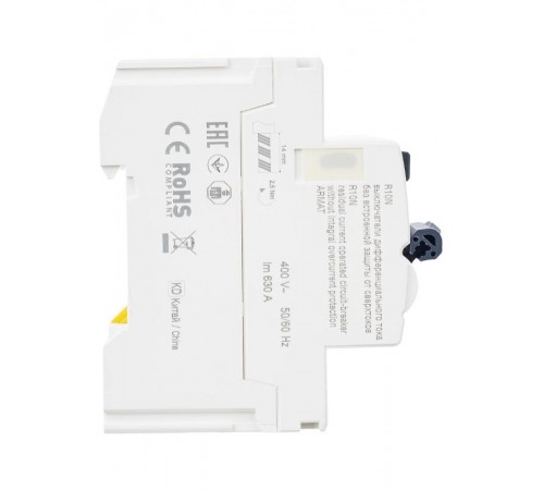 Выключатель дифференциальный (УЗО) R10N 4P 63А 30мА тип AC ARMAT  AR-R10N-4-063C030  IEK