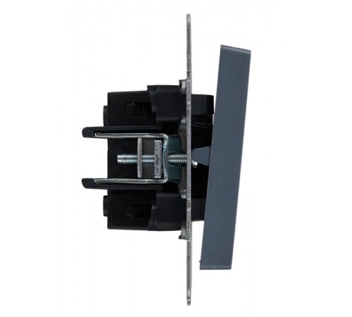 BRITE Выключатель 1-клавишный 10А ВС10-1-0-БрМ маренго  BR-V10-0-10-K35  IEK