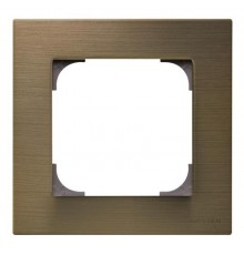 Рамка 1-постовая,SKY, а.латунь  2CLA857100A1201  ABB