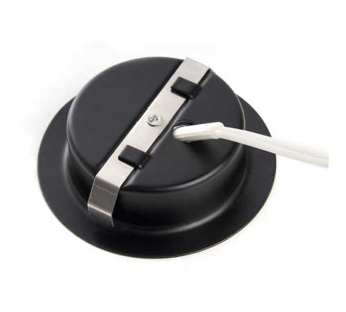 Светильник встраиваемый для мебели светодиодный 3W, 150 Lm, 4000К, черный, LN7 с др-ром в/компл  41691  FERON