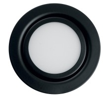 Светильник встраиваемый для мебели светодиодный 3W, 150 Lm, 4000К, черный, LN7 с др-ром в/компл  41691  FERON