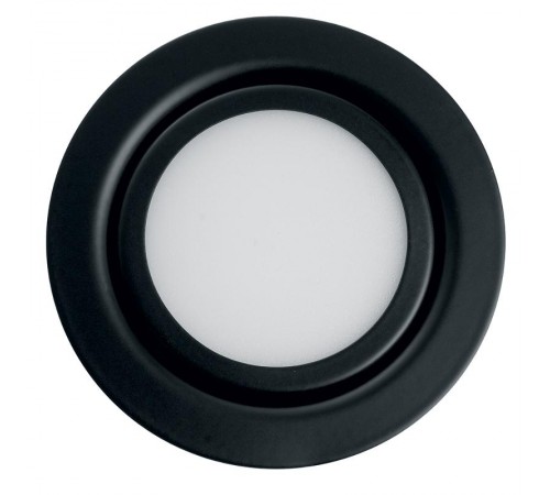 Светильник встраиваемый для мебели светодиодный 3W, 150 Lm, 4000К, черный, LN7 с др-ром в/компл  41691  FERON