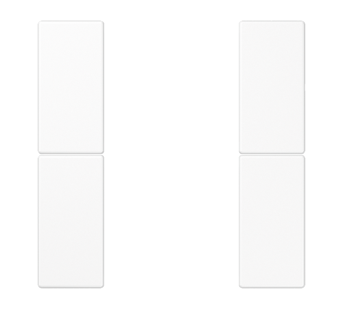 комплект накладок 2гр белый LS502TSAWW Jung