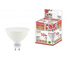 Лампа светодиодная PAR16 10 Вт, 230 В, 3000 К, GU10 Народная  SQ0340-1664  TDM