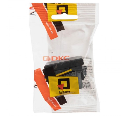 Выключатель модульный, "Avanti", "Черный матовый", 1 модуль  4412101  DKC