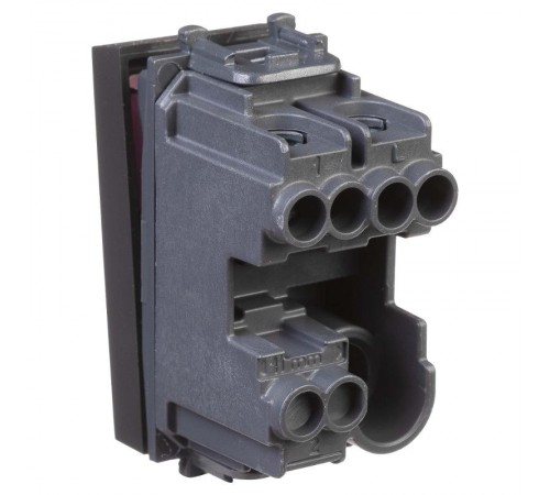 Выключатель модульный, "Avanti", "Черный матовый", 1 модуль  4412101  DKC