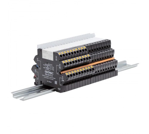 Реле интерфейсное, 1CO, ком. ток 6А, AgSnO2, напряжение 230V AC/DC, push-in клеммы.  IRK-230UC-1CO-PT  DKC