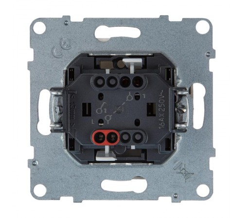 SUNO Выключатель 16АХ 250В. Безвинтовые зажимы. Цвет "Слоновая кость"  721204  Legrand