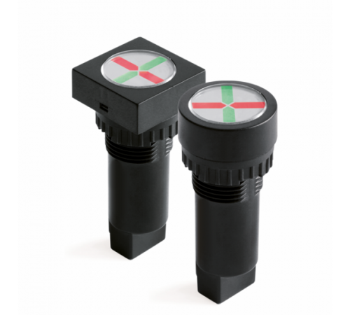 Индикатор положения, винт. подкл., уст.размер 22/30, квад., крас./жёлт., 230В,  AC4S23RY230  DKC