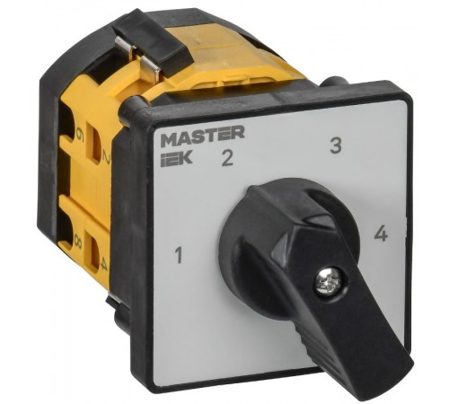Переключатель кулачковый стандартная рукоятка 10А схема 83  MI-CS10-010-083  IEK