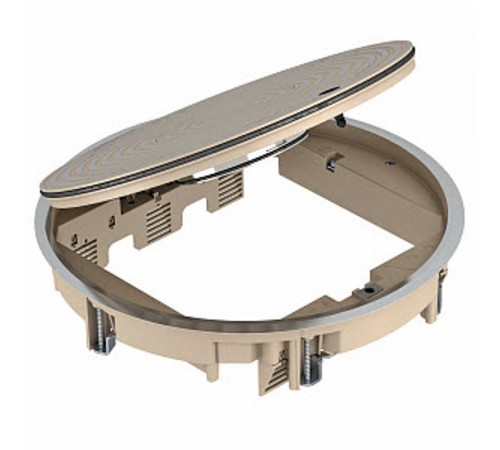 Лючок GRAF9-2 U, IP65 (для 12xModul45 в 3xUT4, напольный люк, серебристый, бежевый)  7405754  OBO Bettermann
