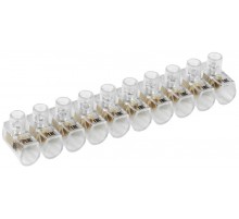 Зажим винтовой  концевой изолированный КЗВИ 2,5мм2 (10x1)  UZVK-025-10  IEK