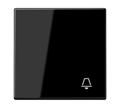 Клавиша для  выключателя с символом "звонок"; черная  LS990KSW  Jung