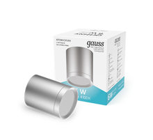 Светильник светодиодный декоративный бытовой с рассеивателем HD019 6W (хром сатин) 4100K 68х75мм  HD019  Gauss