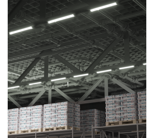 Светильник светодиодный линейный WLF-1 IP20 592*75*25мм 20W 1700Лм 4000K алюминий 1/20  144124218  Gauss