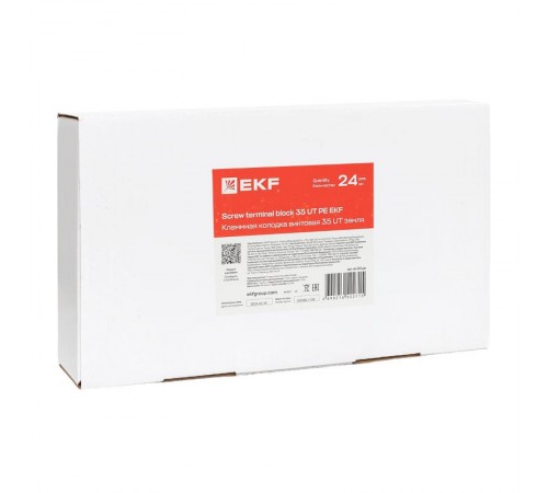 Клеммная колодка винтовая 35 UT земля scr-ut-35-pe  EKF