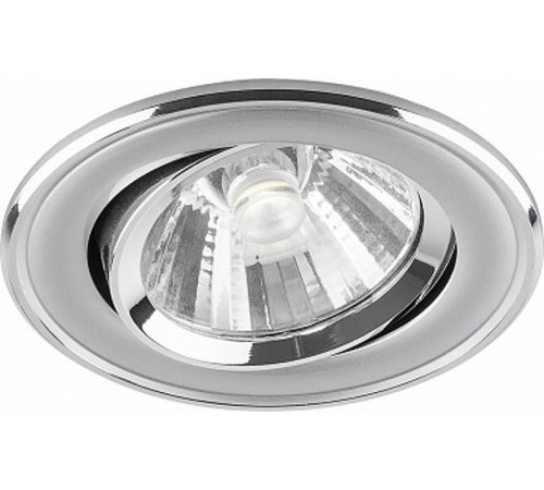 Светильник светодиодный встраиваемый декоративный AL621, 15W, 1200Lm, 4000K, диммируемый, серебро, поворотный  29573  FERON