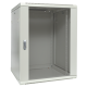 Шкаф настенный 19" TERACOM PRO 12U 600х600 мм дверь стеклянная с замком-ручкой серый  TRP-WLL-1266-40G  EKF