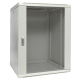 Шкаф настенный 19" TERACOM PRO 12U 600х600 мм дверь стеклянная с замком-ручкой серый  TRP-WLL-1266-40G  EKF