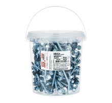 Саморез КР ZP св. 5,5х76 (100 шт) - ведро ( 1,275 кг)  104756  Tech-KREP