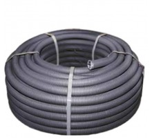 Труба гофр. FRHF  с зондом d63мм (15м.) черная Plast EKF PROxima  FRHF-63  EKF