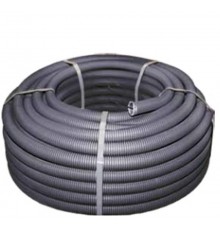 Труба гофр. FRHF  с зондом d63мм (15м.) черная Plast EKF PROxima  FRHF-63  EKF
